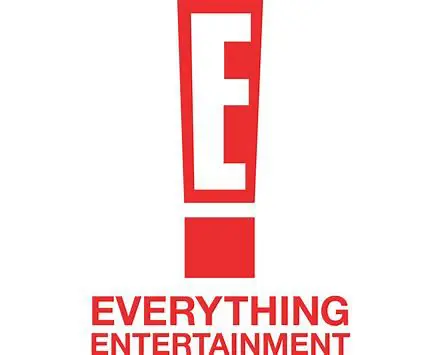 A red and white logo for everything entertainment.