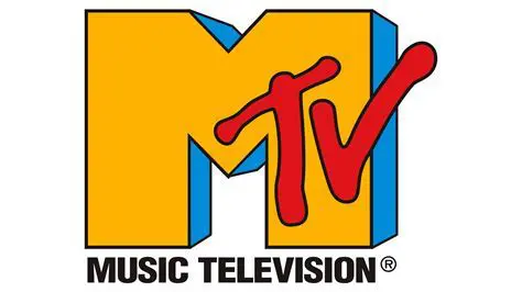 A logo of mtv shows the letters m and v.