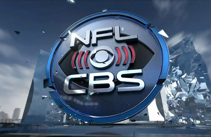 A picture of the nfl and cbs logos.